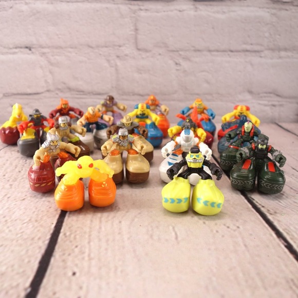 Mattel Matchbox Hot Wheels Big Boots Action Figures 2012 Set Of 20 - Picture 1 of 13